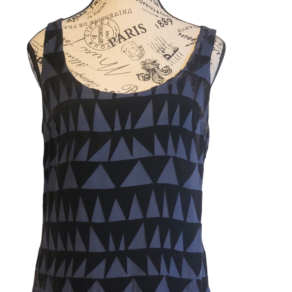 Muse Black Fringe Elegant Flapper Girl Dress - Picture 5 of 15
